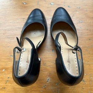 Classic rock port high heel shoes